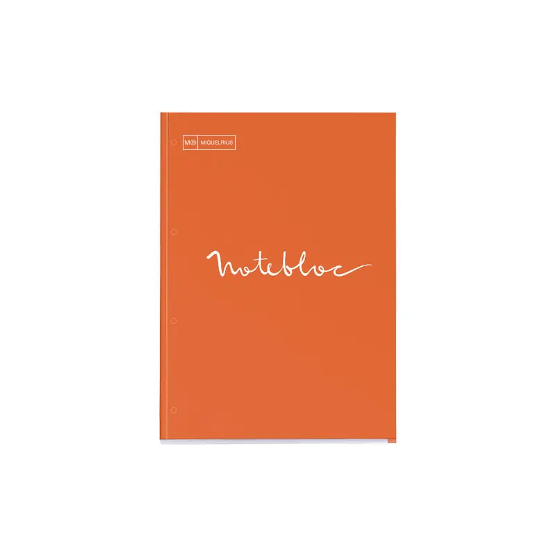BLOC MIQUEL RIUS NOTEBOOK 1 "EMOTIONS" 80h A4 5x5 INTENSOS - Naranja Oferta Especial