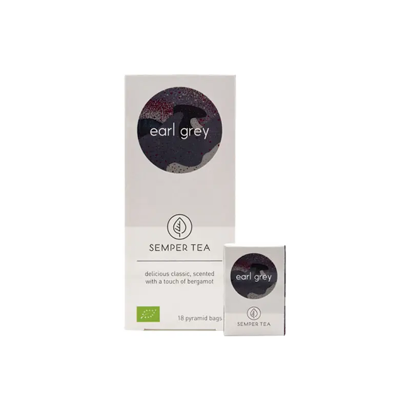 A Buen Precio CAJA 18 BOLSITA PIRAMIDAL TÉ SEMPER TEA "EARL GREY"