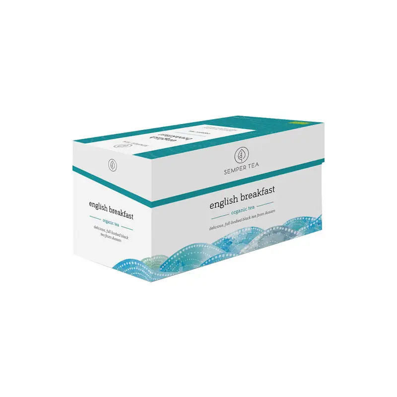 CAJA 25 SOBRES TÉ SEMPER TEA "ENGLISH BREAKFAST" Artesanal