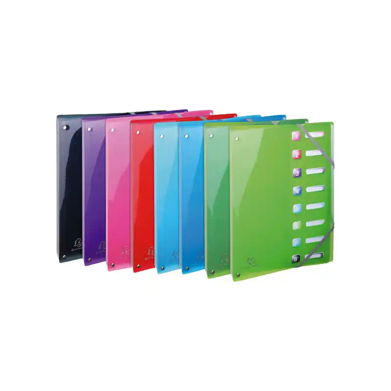 PACK 8 CLASIFICADORES EXACOMPTA IDERAMA 8 SEPARADORES LOMO EXTENSIBLE Última Oportunidad