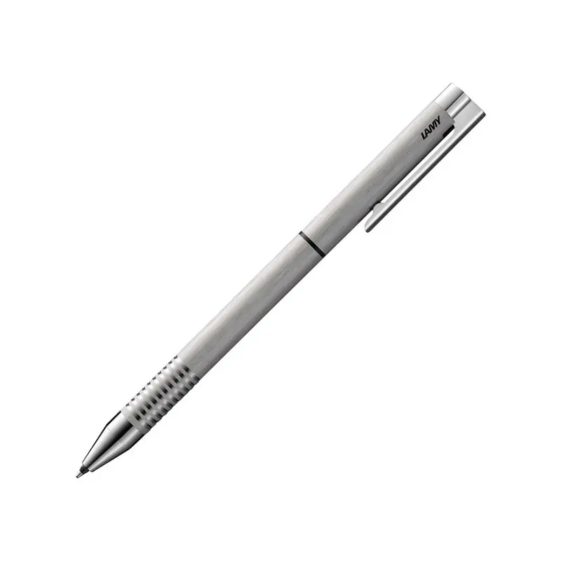BOLÍGRAFO LAMY LOGO TWIN PEN BRUSHED Alta Calidad
