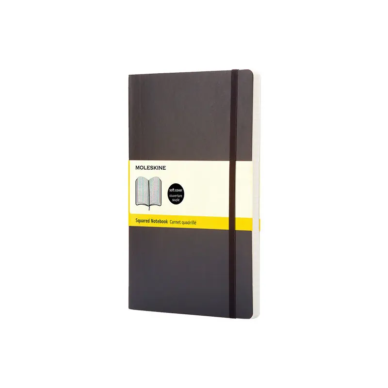 CUADERNO MOLESKINE CLÁSICO 9x14cm TAPA BLANDA CUADRÍCULA Marca Reconocida