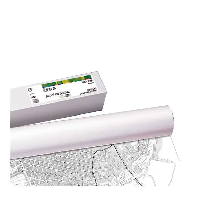 Novedad ROLLO PAPEL PLOTTER FABRISA COPIA DE PLANOS 91,4cmx175m