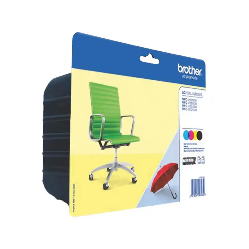 PACK 4 INKJET ORIGINAL BROTHER RAINBOW LC229XLVALBP Envío Gratis