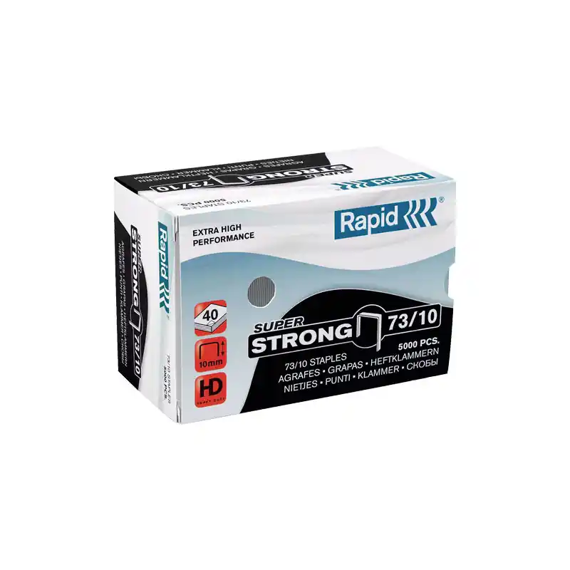 Ordenar Ahora Mismo CAJA 5000 GRAPAS RAPID SUPER STRONG 73/10mm
