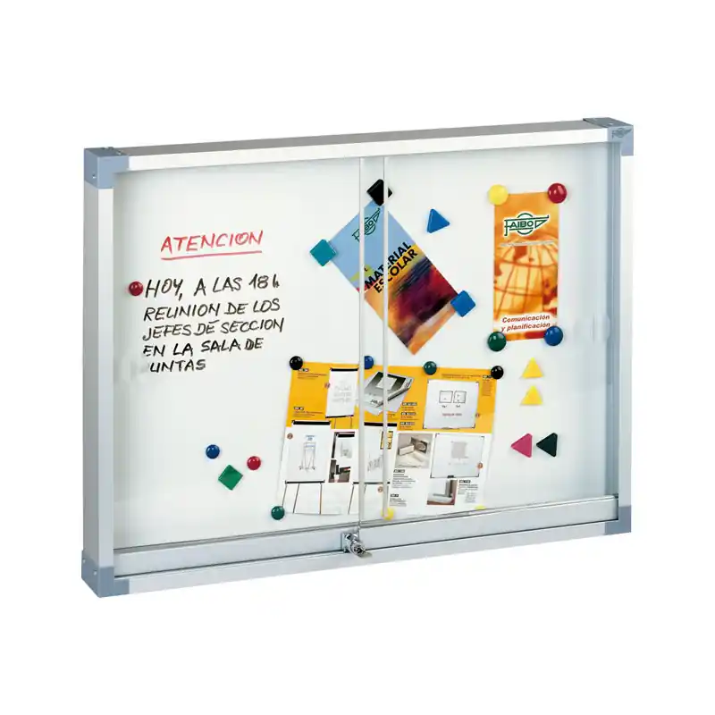 Exclusivo VITRINA FAIBO PARA ANUNCIOS MAGNÉTICA 60x80cm