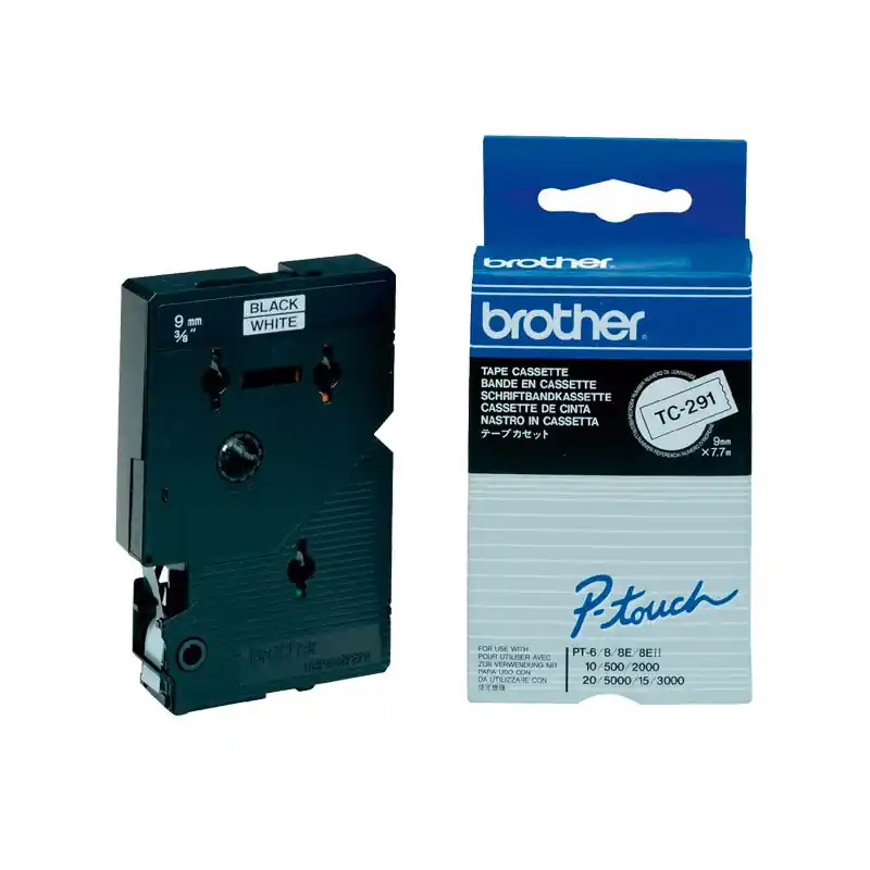 Económico CINTA BROTHER LAMINADA TC-291 9mmx7,7m