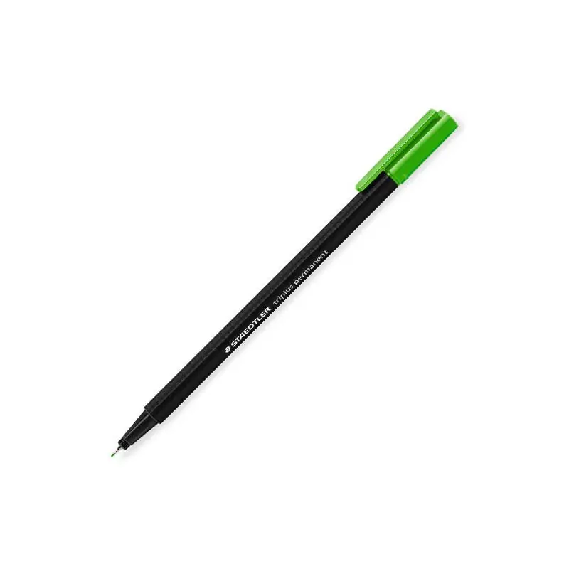 Alta Calidad ROTULADOR STAEDTLER TRIPLUS PERMANENT 331 - Verde claro