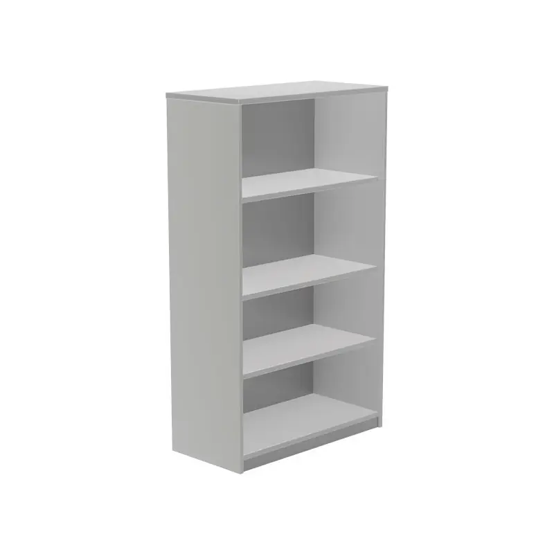 ARMARIO MADERA ROCADA "STORE" 156x90cm LIBRERÍA GRIS Moderno