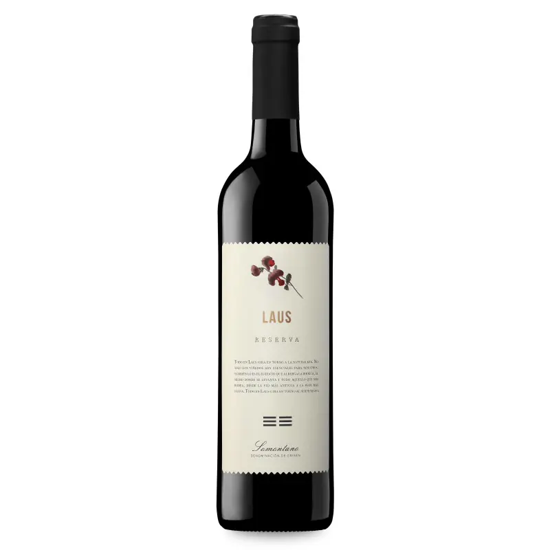 BOTELLA VINO TINTO "LAUS RESERVA" 75cl Pedido Al Por Mayor