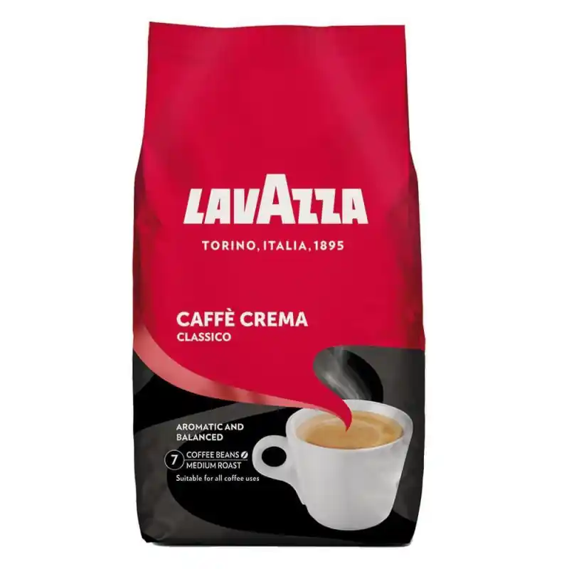 PAQUETE CAFÉ EN GRANO LAVAZZA 1Kg CREMA CLASSICO Stock Limitado