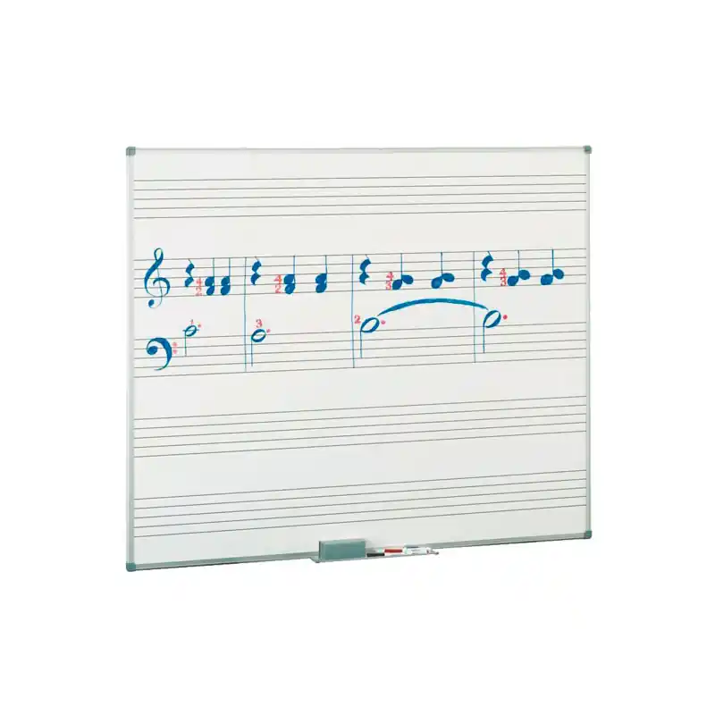 Devolución Gratuita PIZARRA BLANCA FAIBO CON PENTAGRAMAS 122×244 cm