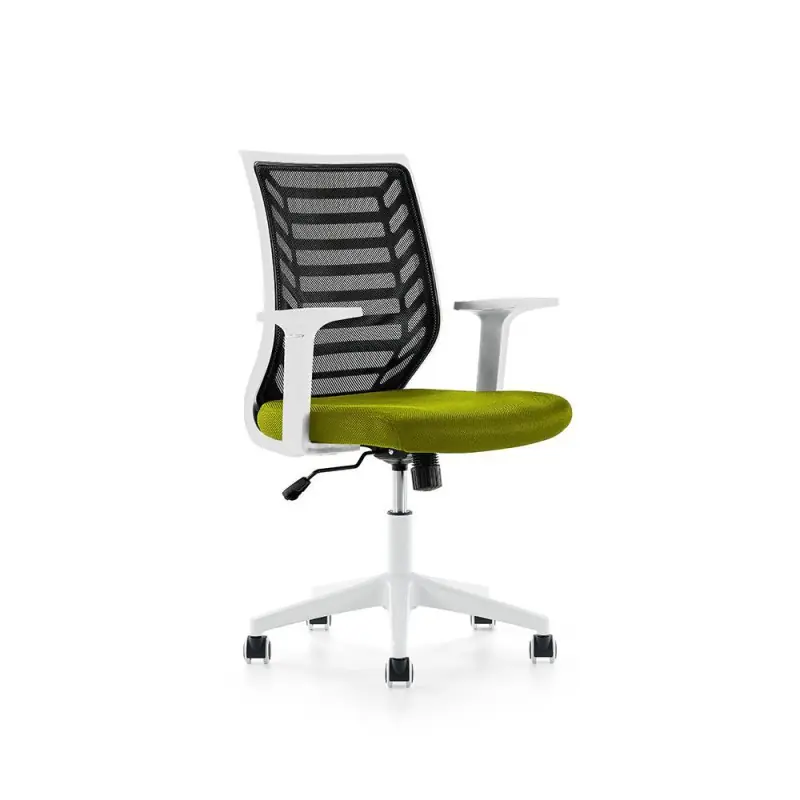 Oferta Limitada SILLA OPERATIVA ROCADA RD-907 ESTRUCTURA BLANCA - Verde