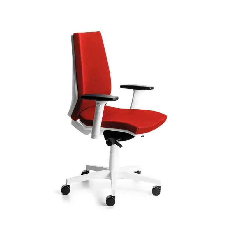 Tendencia SILLA OPERATIVA ROCADA RD-922 ESTRUCTURA BLANCA - Rojo