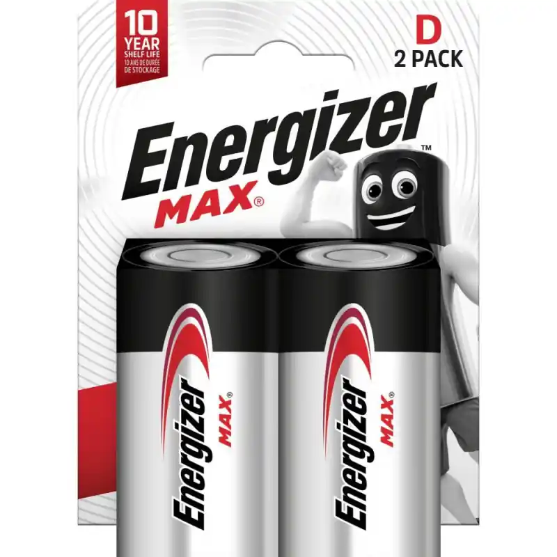 BLÍSTER 2 PILAS ENERGIZER MAX D Pedido Al Por Mayor