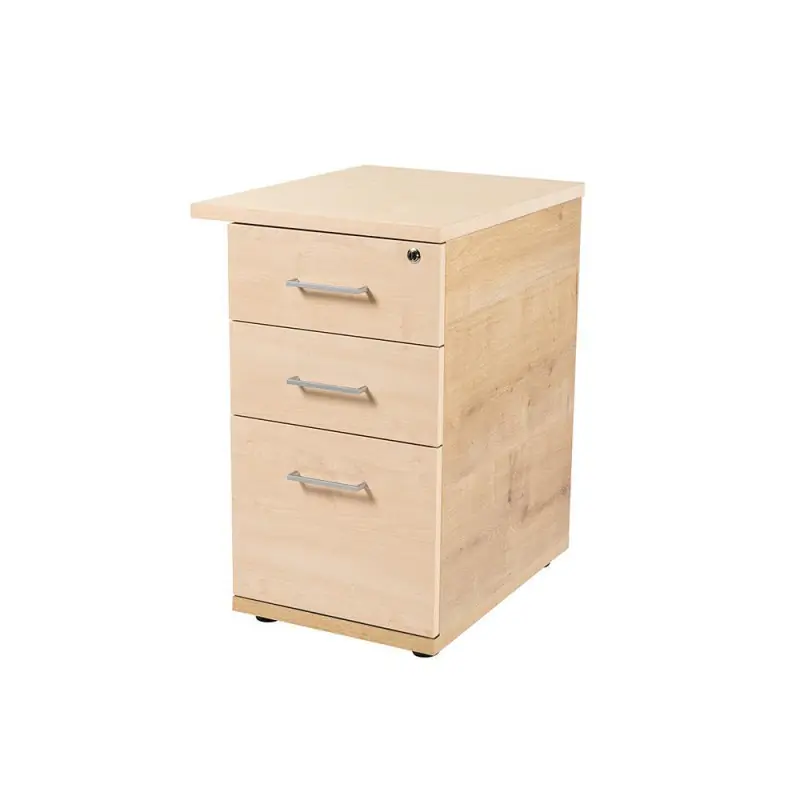 BUCK ROCADA "STORE" 2 CAJONES Y CARPETERO ESTRUCTURA ROBLE - Marrón haya Nuevo Modelo