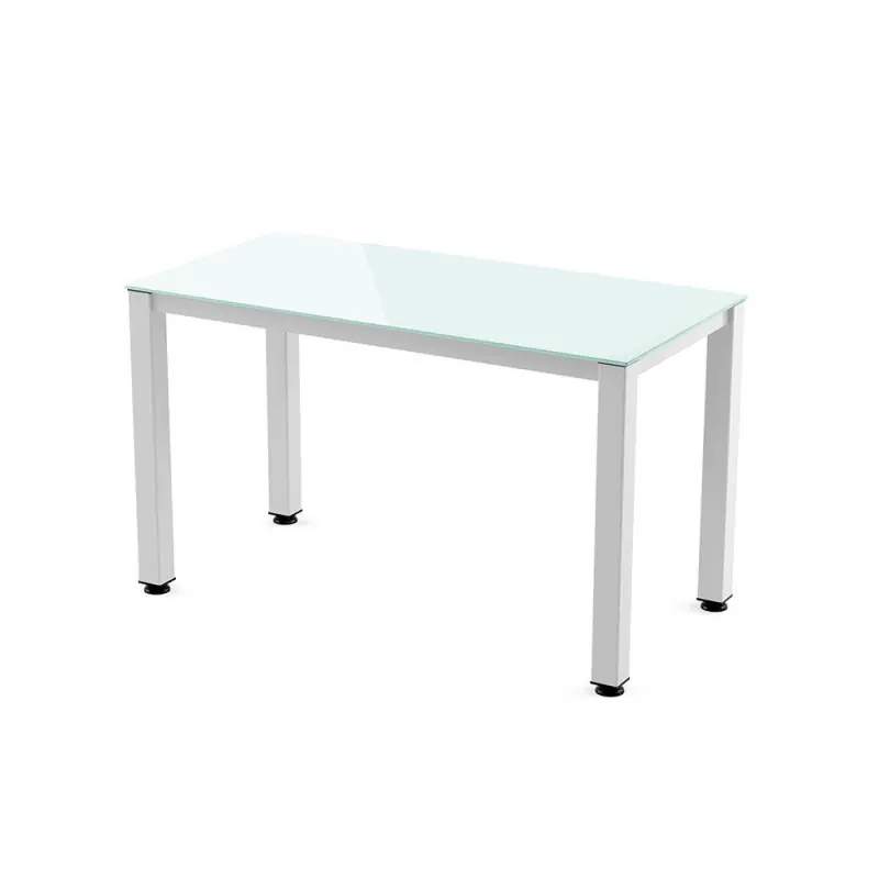 MESA ROCADA "EXECUTIVE" ESTRUCTURA BLANCA - Cristal blanco Ordenar Ahora Mismo