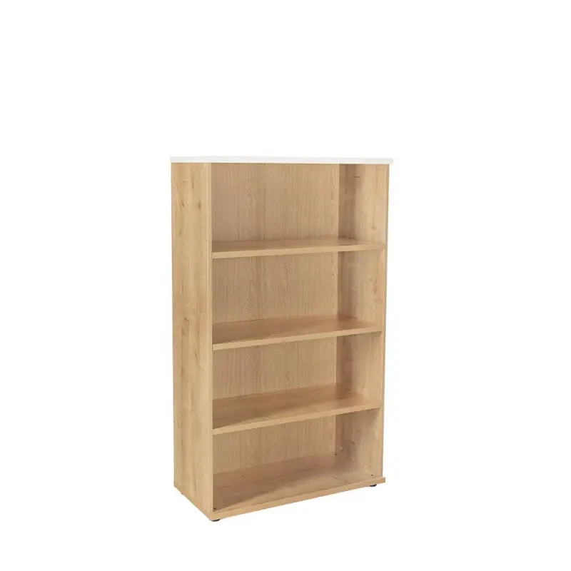 Imprescindible (Must-Have) ARMARIO DE MADERA ROCADA SIN PUERTAS ESTRUCTURA ROBLE - Blanco