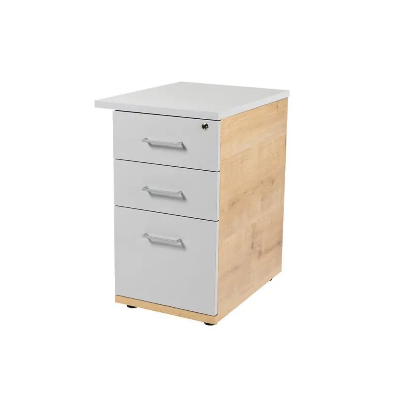 Envío Gratis BUCK ROCADA "STORE" 2 CAJONES Y CARPETERO ESTRUCTURA ROBLE - Gris