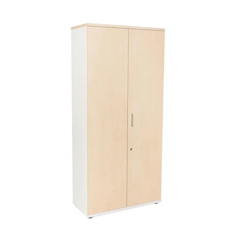 ARMARIO DE MADERA ROCADA ESTRUCTURA BLANCA - Marrón haya Nuevo Modelo