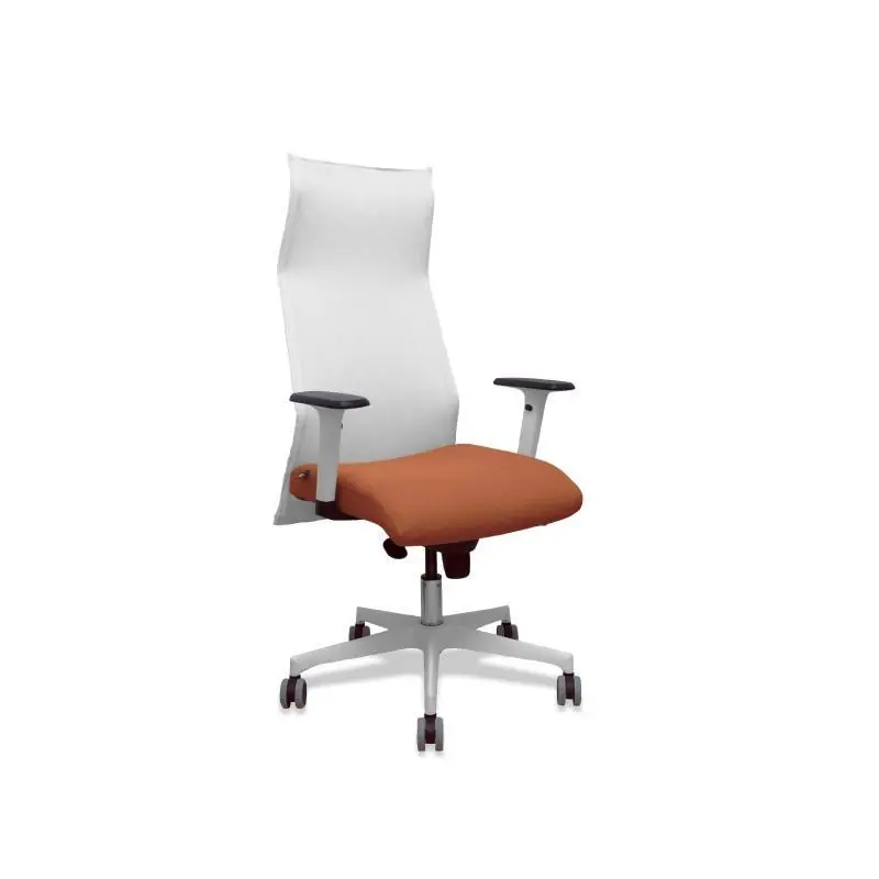SILLÓN DE DIRECCIÓN SAHUCO BLANCO - Marrón Garantía De Devolución De Dinero