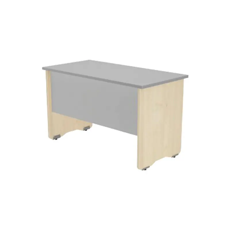 MESA ROCADA SERIE WORK 120x60cm HAYA-GRIS Precio Reducido