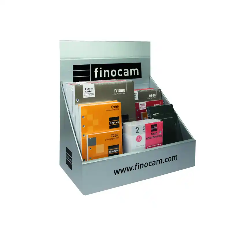 Liquidación EXPOSITOR 23 RECAMBIOS AGENDAS 2026 FINOCAM CASTELLANO