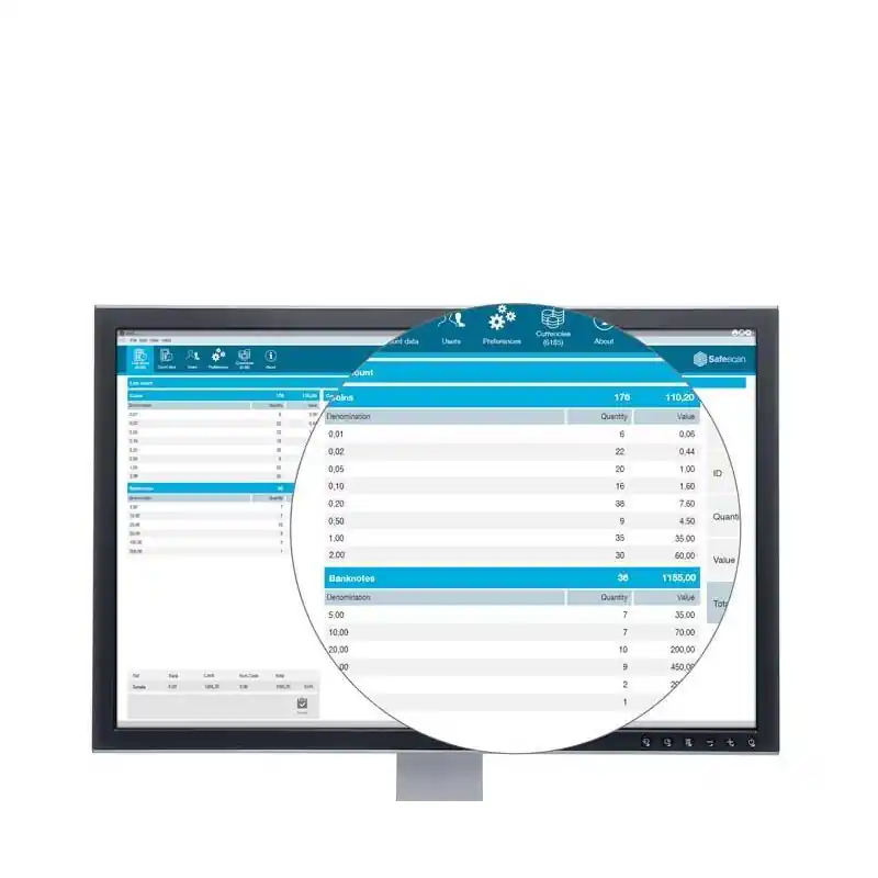 Directo De Fábrica SOFTWARE SAFESCAN PARA EL CONTEO DE DINERO MCS