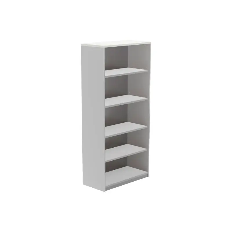 Venta Final ARMARIO LIBRERÍA ROCADA SERIE STORE ALUMINIO - BLANCO 195x90cm