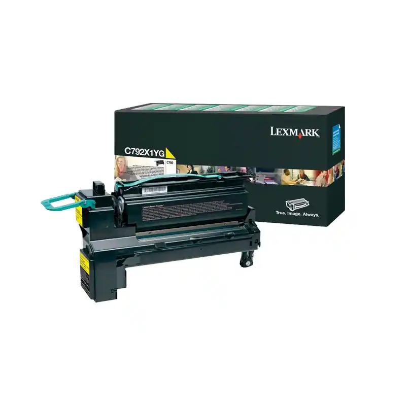 TÓNER ORIGINAL LEXMARK C792 ALTA CAPACIDAD - Amarillo Máxima Calidad