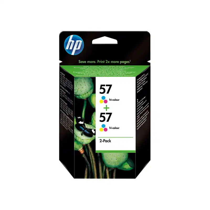 Tendencia PACK DE AHORRO DE 2 CARTUCHOS DE TINTA ORIGINAL HP 57
