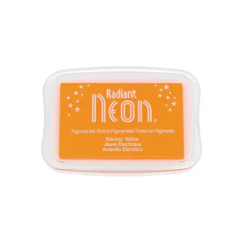 Oferta ALMOHADILLA DE TINTA NEÓN 95x65mm - Amarillo neón