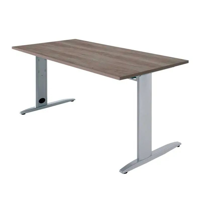 Disponible Ahora MESA OPERATIVA CARVING 140x80cm ESTRUCTURA METÁLICA ALUMINIO - Nebraska