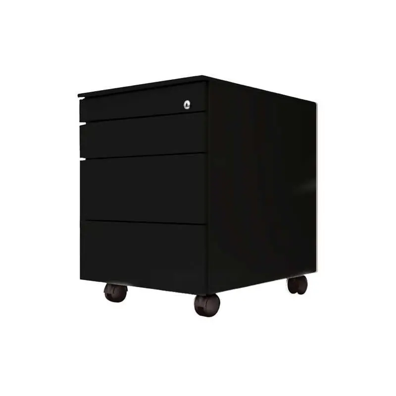 Lujoso BUCK METÁLICO MÓVIL 3 CAJONES Y LAPICERO - Antracita (RAL 7015)