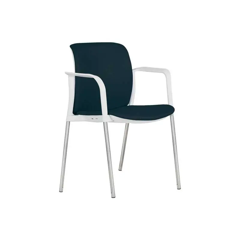 SILLA CONFIDENTE ZOE 7 POLIPIEL CON BRAZOS - Negro Compra Ahora