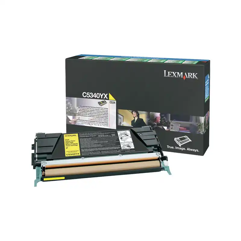 TÓNER ORIGINAL LEXMARK C534 ALTA CAPACIDAD - Amarillo Gran Oferta