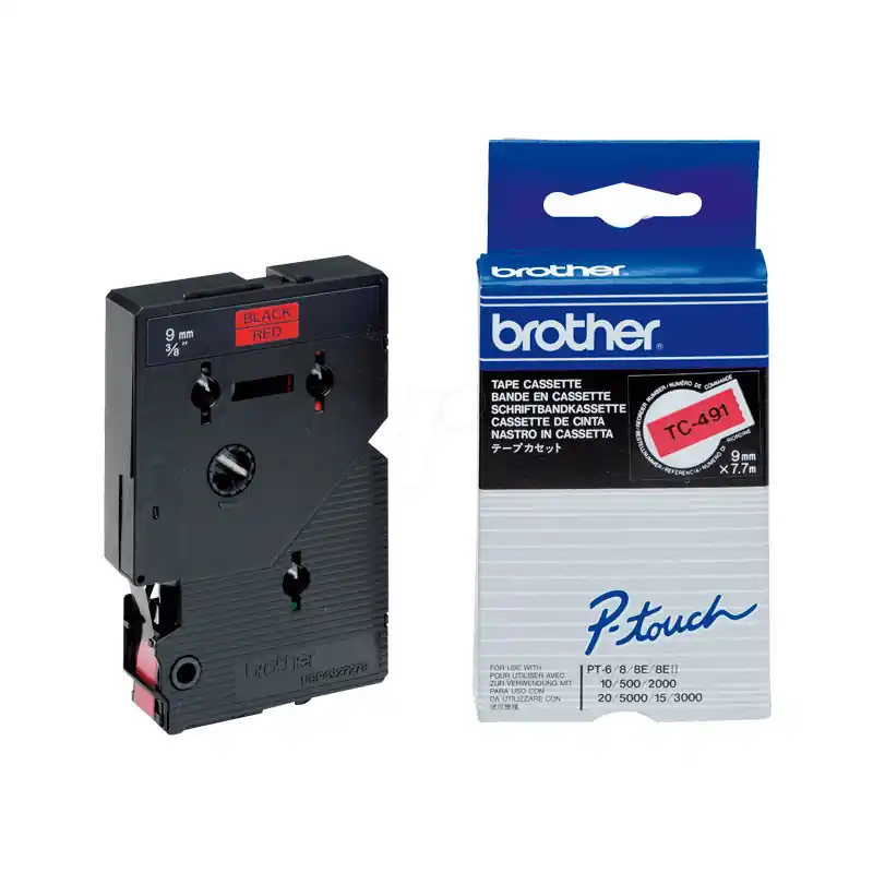 CINTA BROTHER LAMINADA TC-491 9mmx7,7m Precio Reducido
