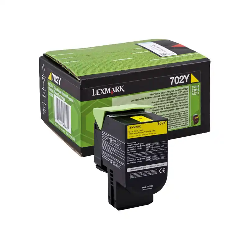 Oferta Flash TÓNER ORIGINAL LEXMARK 702 - Amarillo