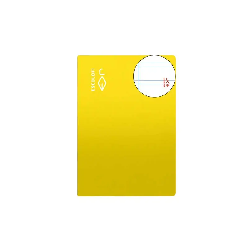 LIBRETA GRAPADA 50h ESCOLOFI 4º PAUTA 2,5 CON MARGEN - Amarillo Exclusivo