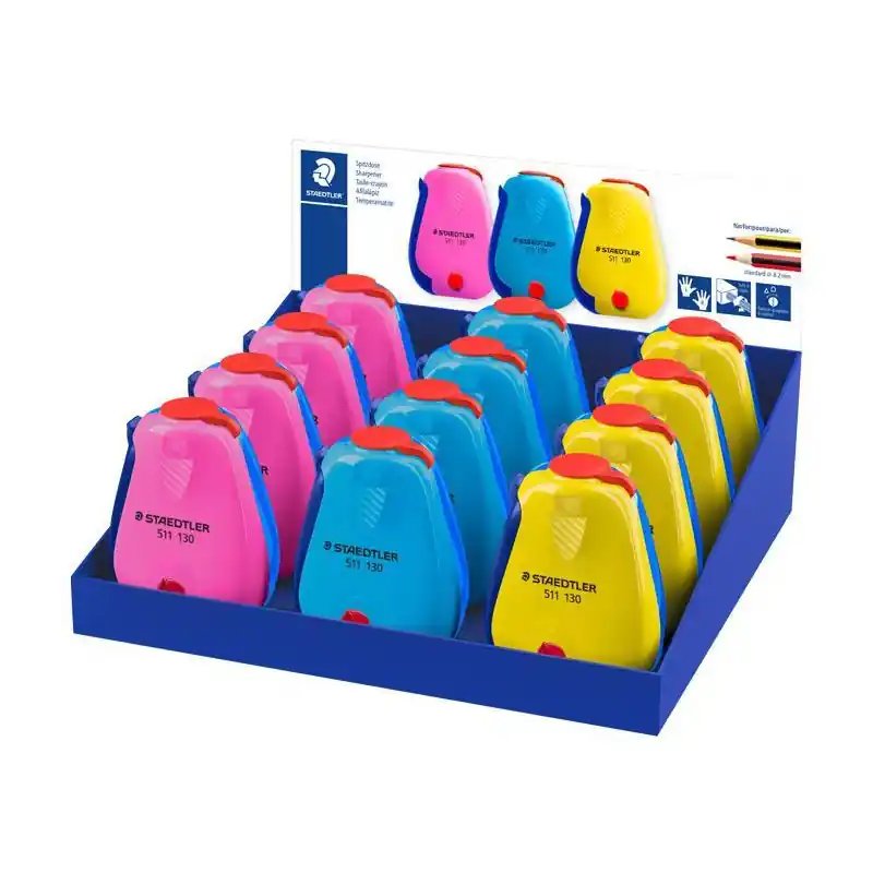EXPOSITOR 12 AFILALÁPICES STAEDTLER CON DEPÓSITO Precio Reducido