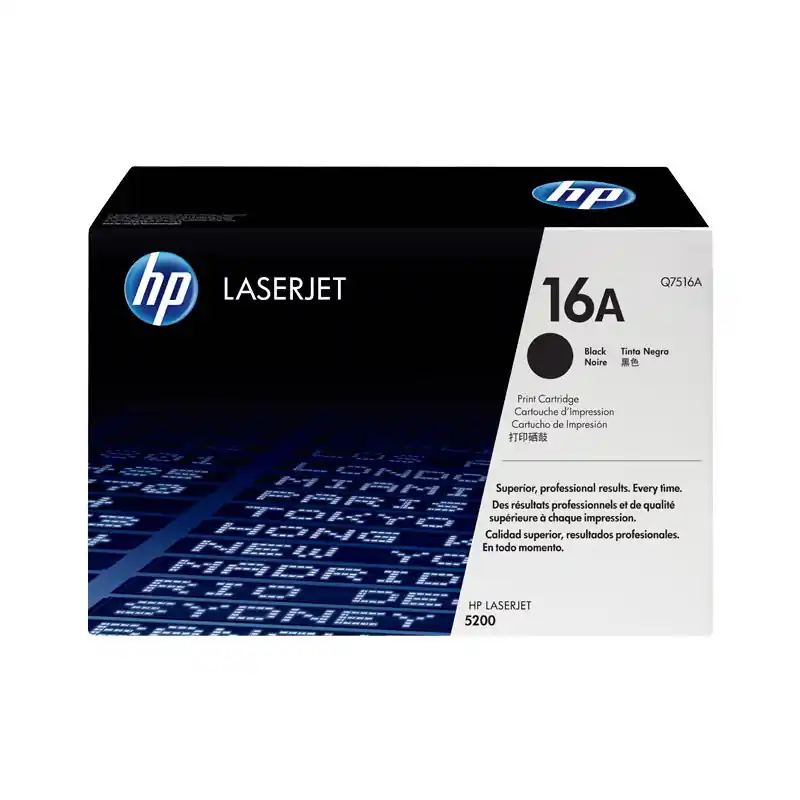 CARTUCHO DE TÓNER ORIGINAL LASERJET HP 16A Máxima Calidad