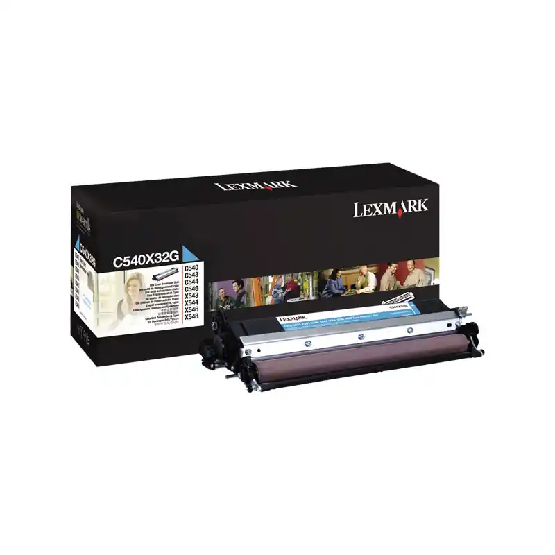 Mejor Precio REVELADOR ORIGINAL LEXMARK C540 - Cian