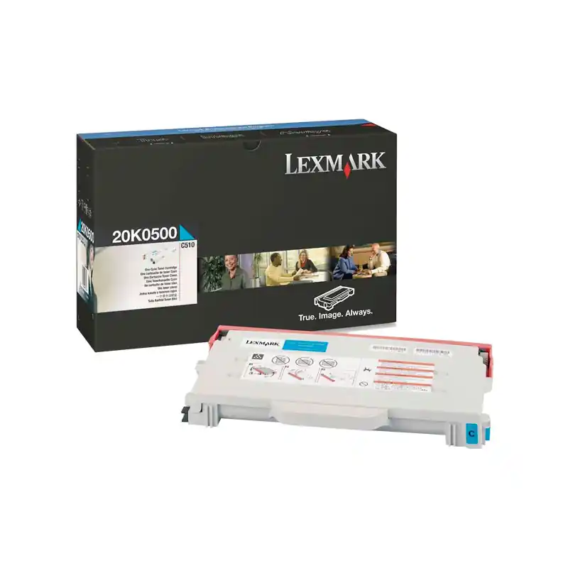 Moderno TÓNER ORIGINAL LEXMARK C510 - Cian