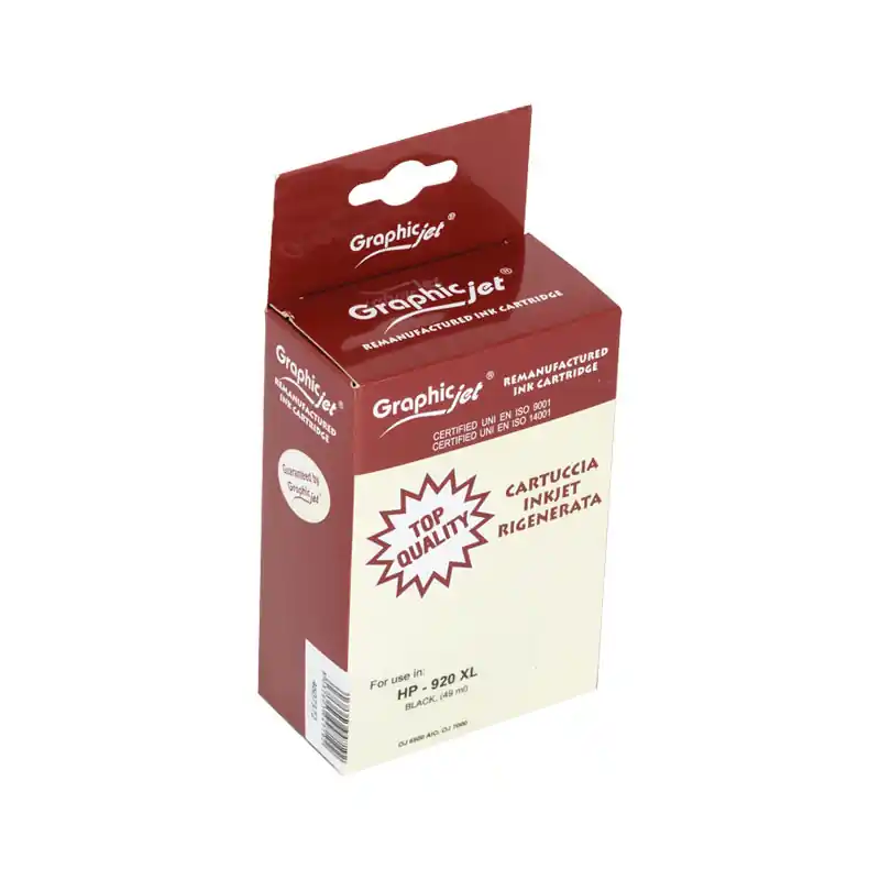 Premium CARTUCHO DE TINTA GRAPHICJET DE ALTA CAPACIDAD Nº920 XL. ALTERNATIVA A CARTUCHO Nº920 XL HP - Negro