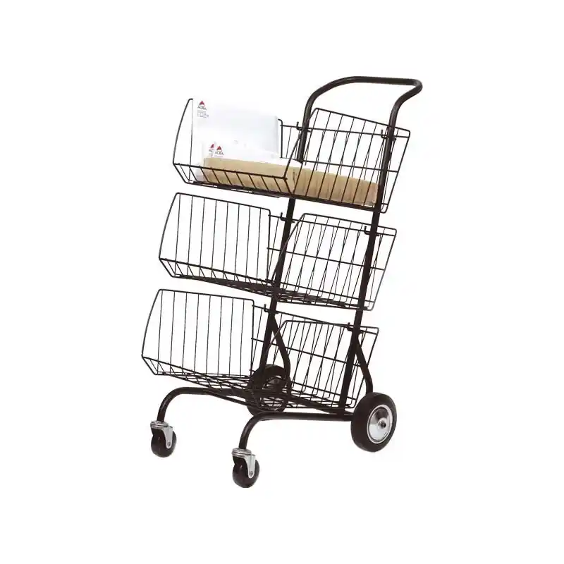 Devolución Gratuita CARRO CORRESPONDENCIA ARCHIVO 2000 3 CESTAS