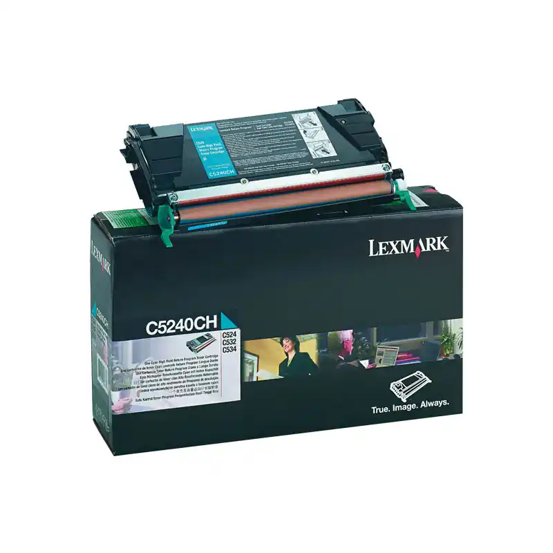 TÓNER ORIGINAL LEXMARK C5240 - Cian Garantía Incluida