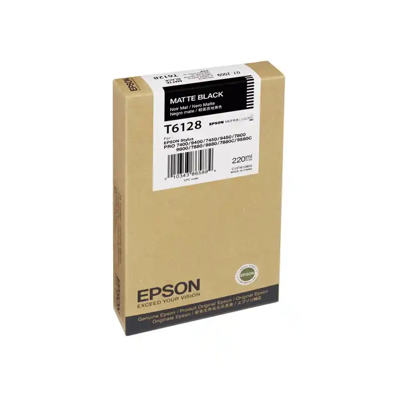 Envío Exprés INKJET ORIGINAL EPSON C13T612 - Negro Mate