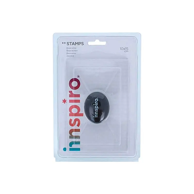 SELLO BLOQUE ACRÍLICO INNSPIRO 10x15cm Entrega Rápida