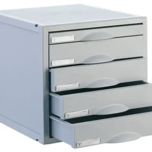 De Moda Módulo Archivo 2000 de 5 cajones gris