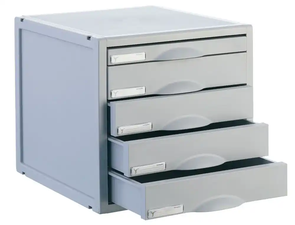 De Moda Módulo Archivo 2000 de 5 cajones gris